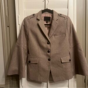 Banana Republic blazer - gold knit